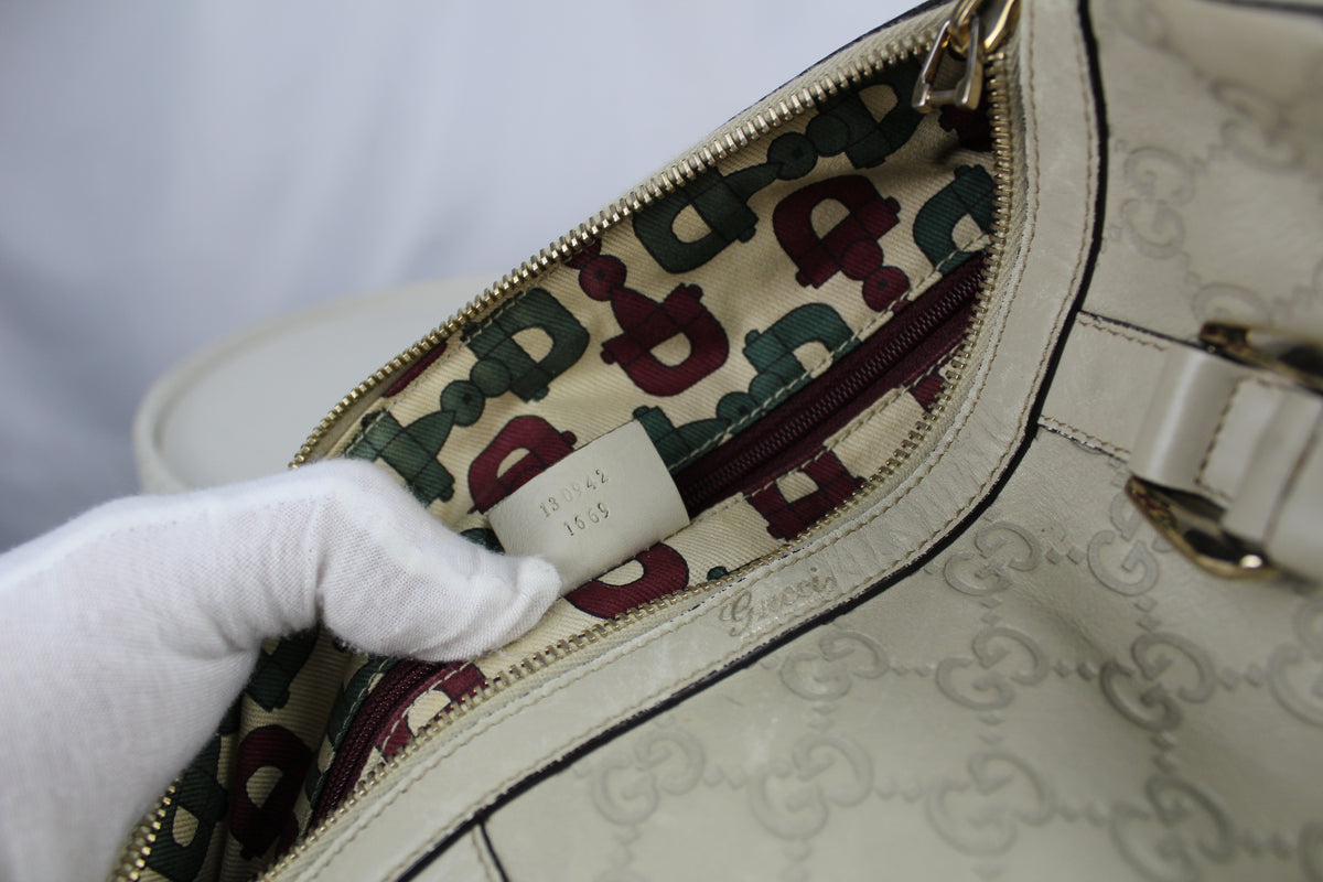 Gucci Abbey Guccissima Handbag