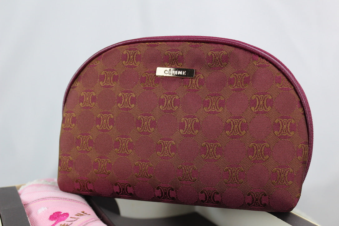 Celine Pink Pouch Handkerchief