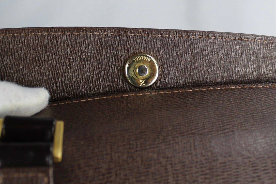 Burberry Vintage Leather Briefcase