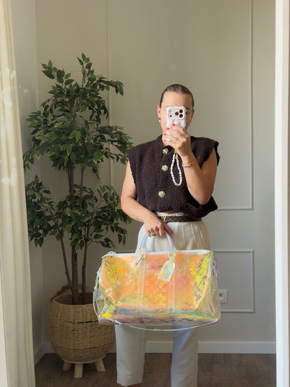 Louis Vuitton Keepall 50 Bandouliere Prism Limited Edition