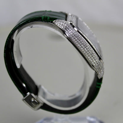 Cartier Santos Large Iced out - WSSA0062