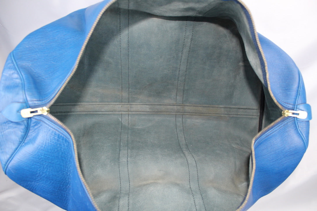 Louis Vuitton Epi Keepall 60 Toledo Blue