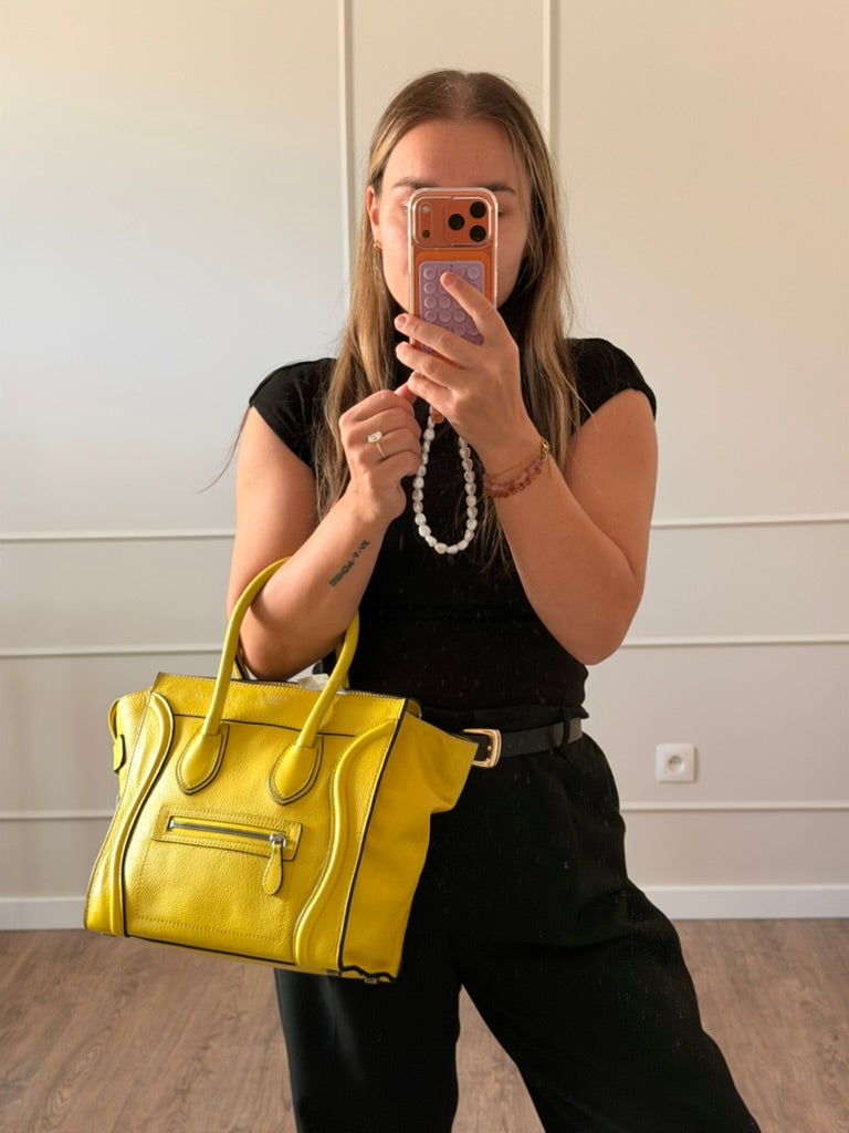 Celine Luggage Micro Shopper
