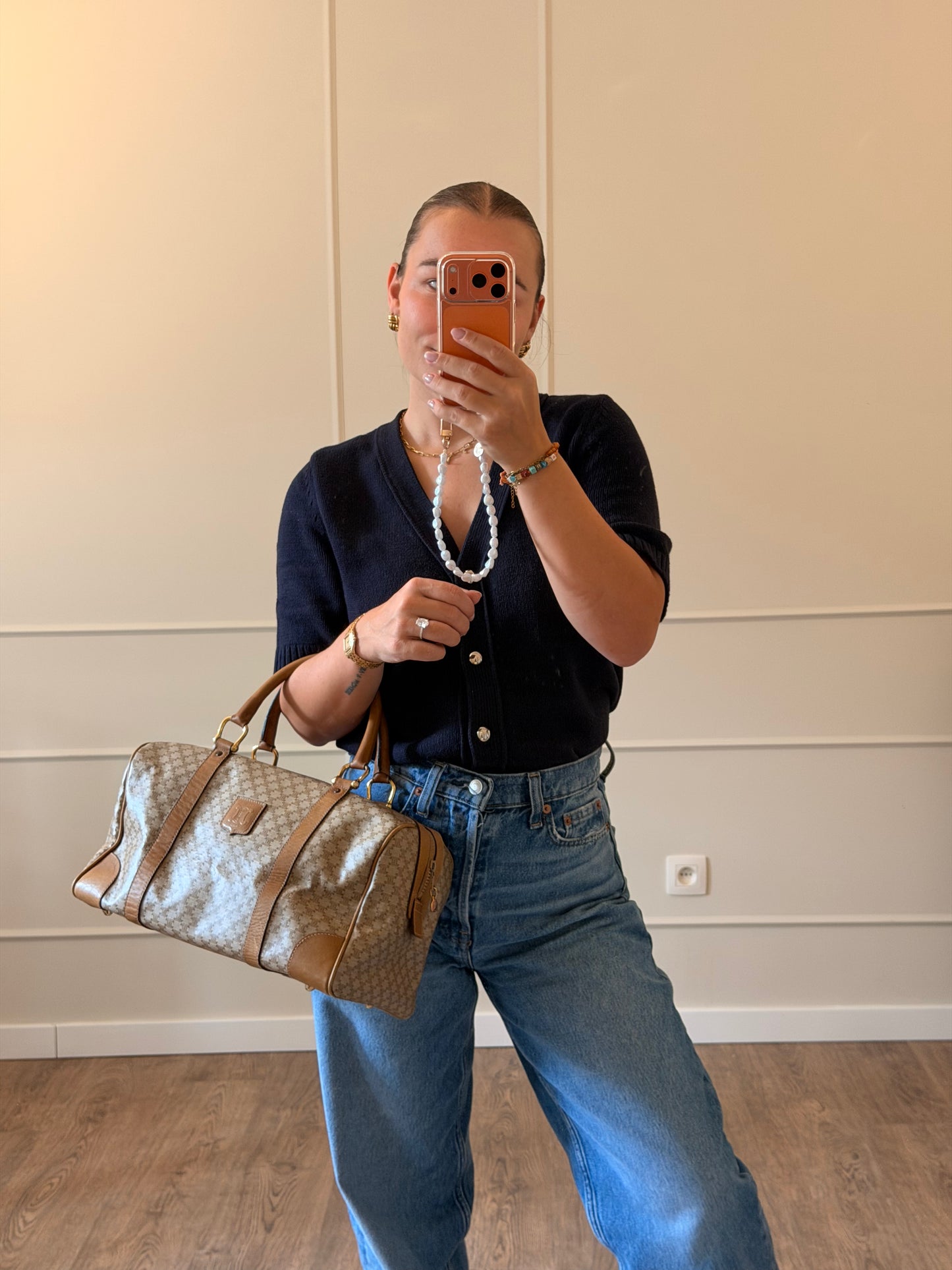 Celine Macadam Boston Bag
