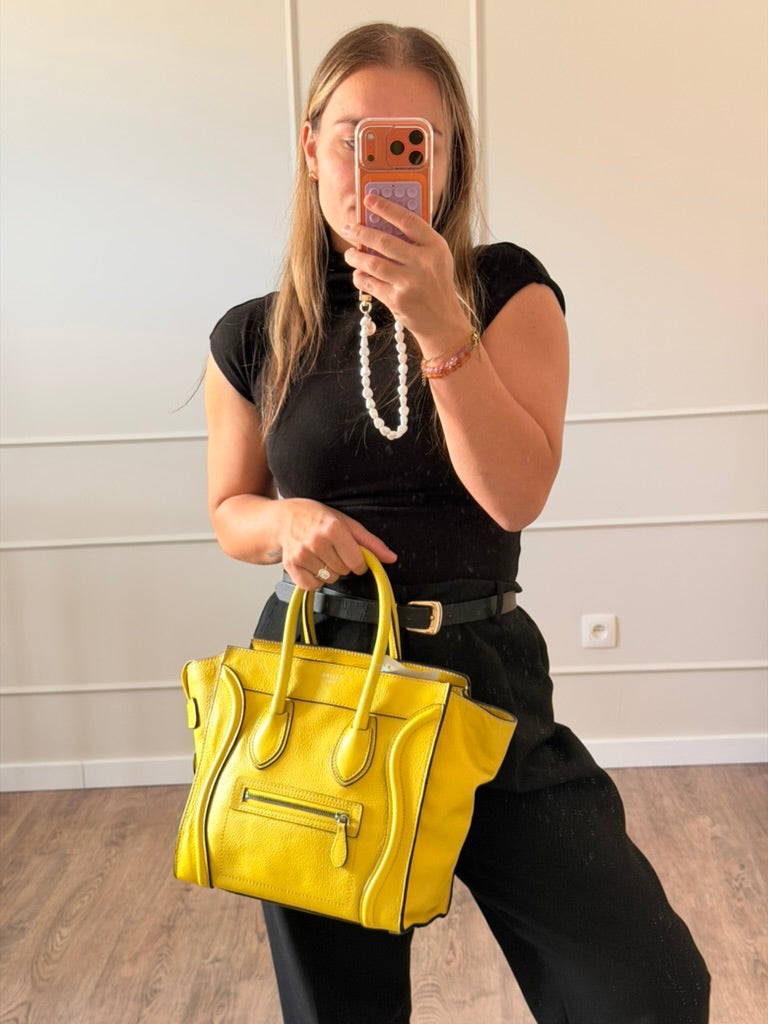 Celine Luggage Micro Shopper