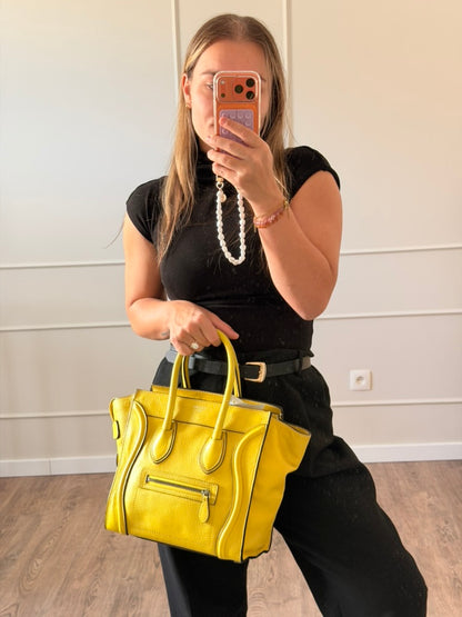 Celine Luggage Micro Shopper