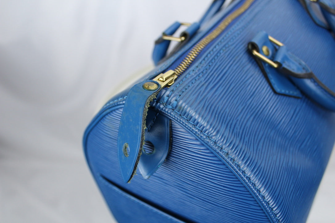 Louis Vuitton Speedy 30 Toledo Blue