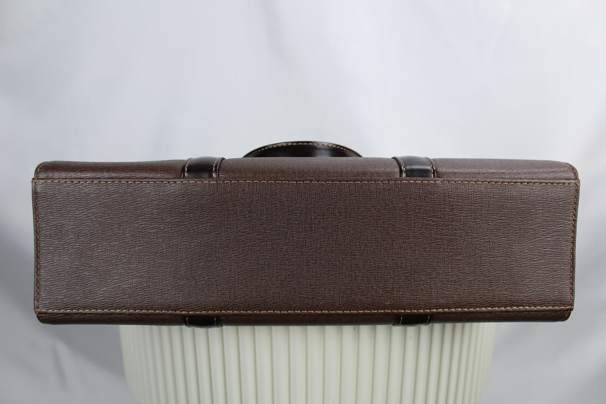 Burberry Vintage Leather Briefcase