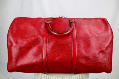 Louis Vuitton Keepall 50 Castillian Red