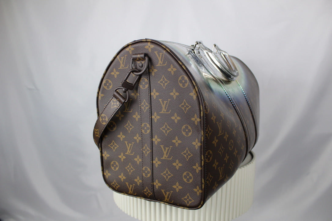 Louis Vuitton Keepall 50 Bandouliere Metallic Nebula