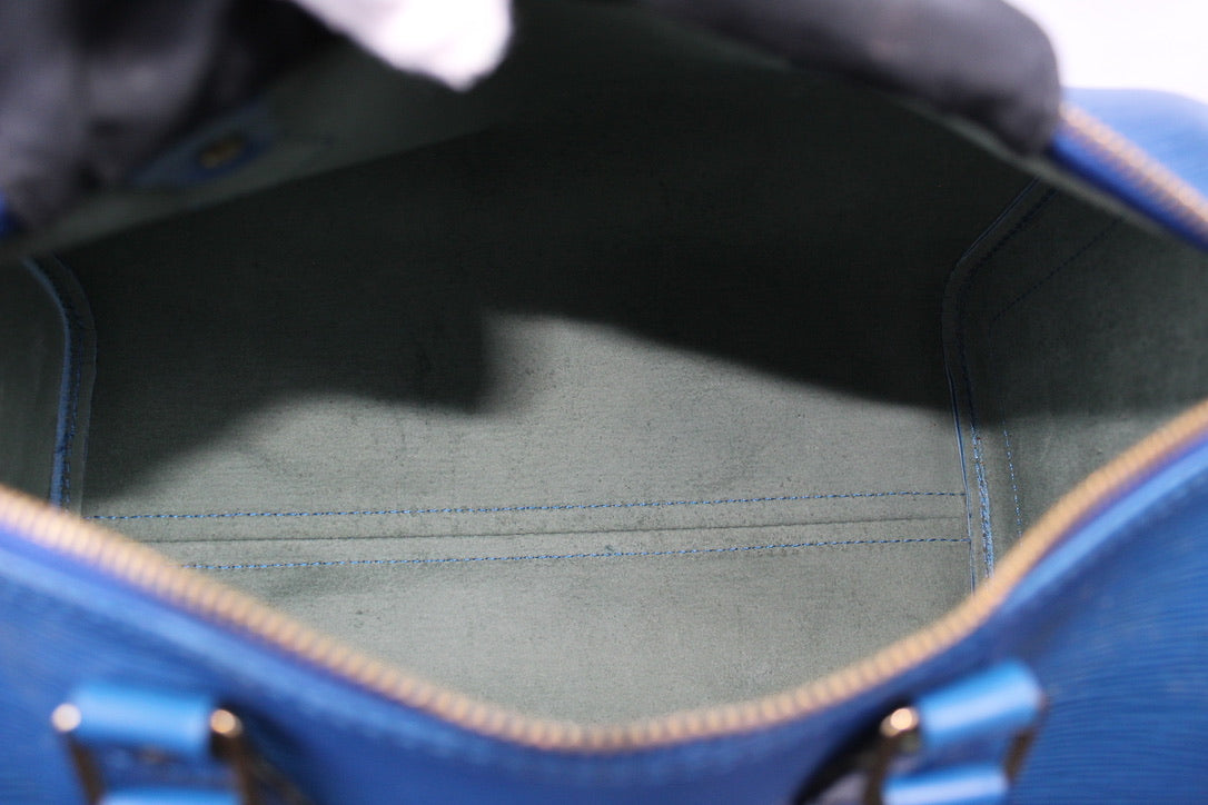 Louis Vuitton Speedy 30 Toledo Blue
