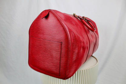Louis Vuitton Keepall 50 Castillian Red