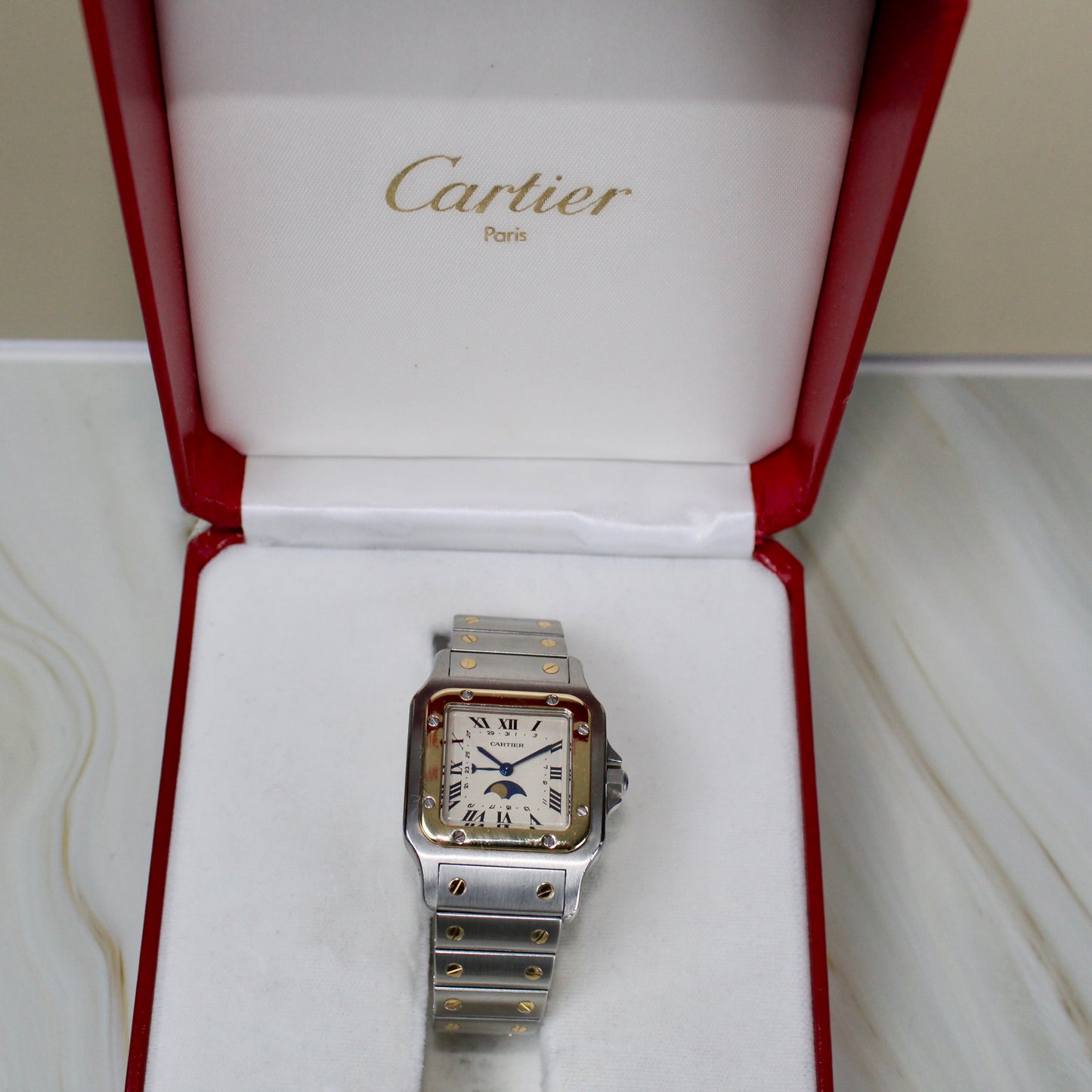 Cartier Santos Galbée Moonphase - 119901