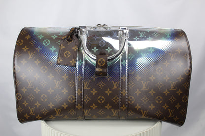 Louis Vuitton Keepall 50 Bandouliere Metallic Nebula