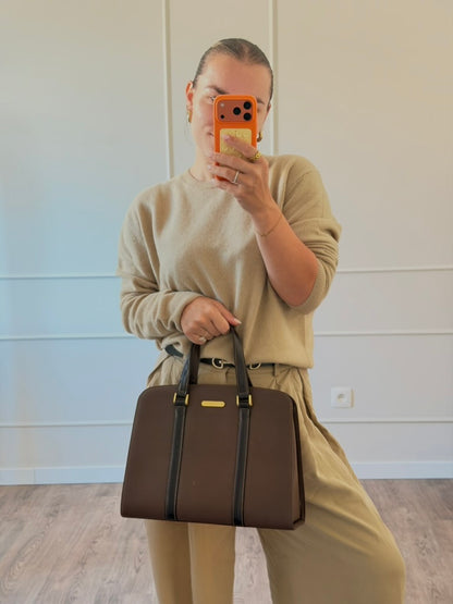 Burberry Vintage Leather Briefcase