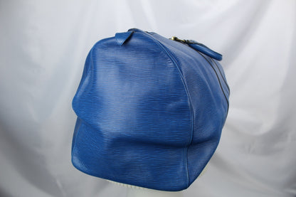 Louis Vuitton Epi Keepall 60 Toledo Blue