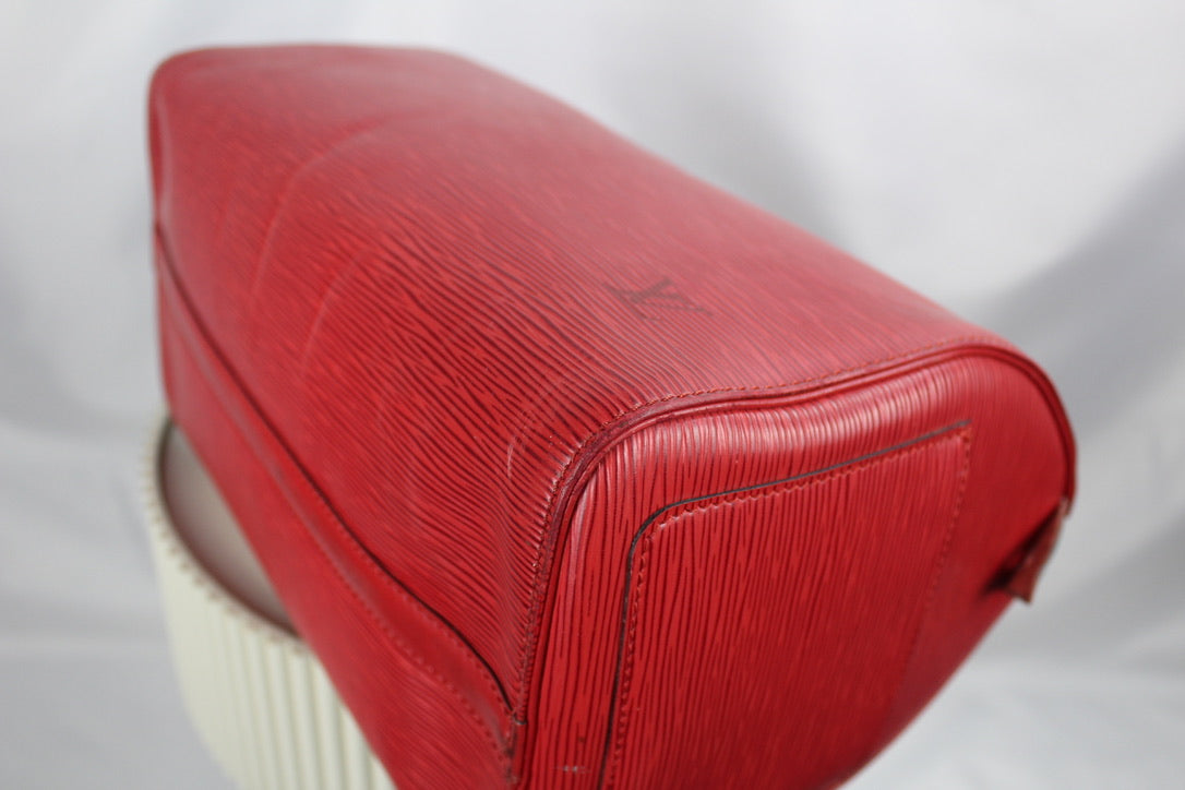 Louis Vuitton Speedy 35 Castilian Red