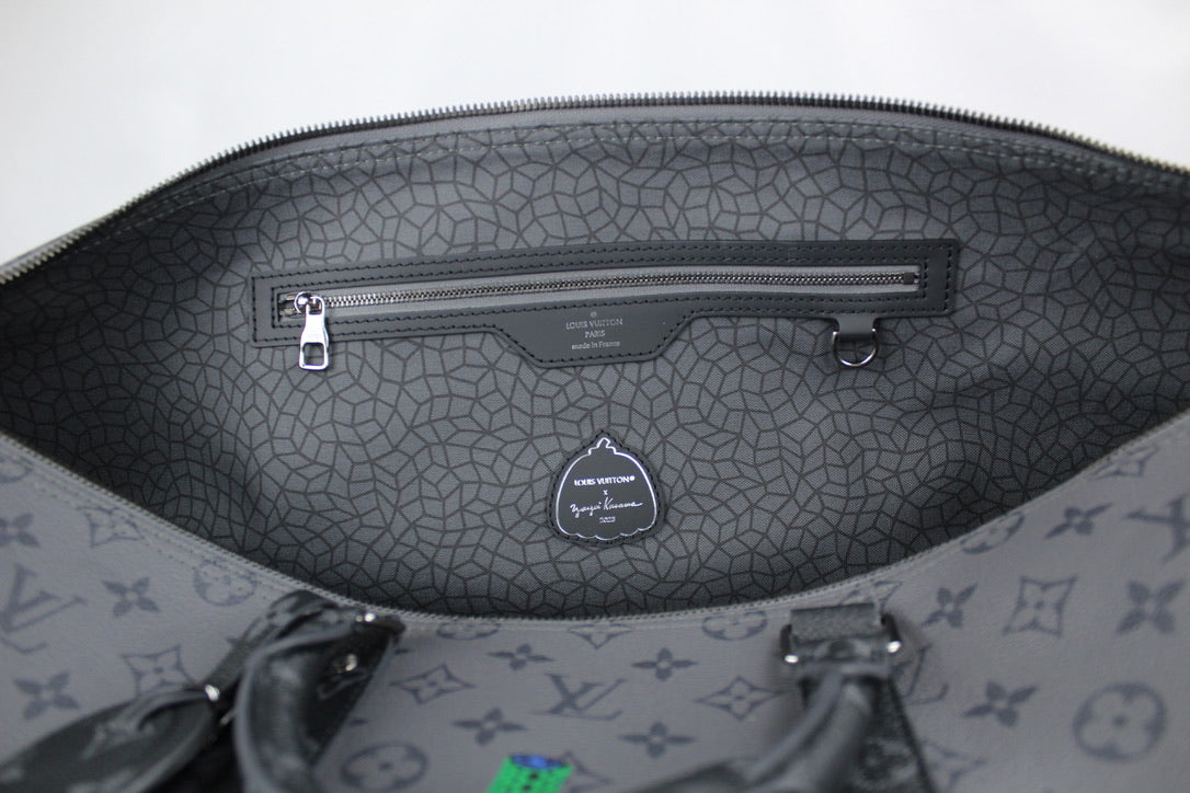 Louis Vuitton Keepall 50 Bandouliere LV x YK Pumpkin