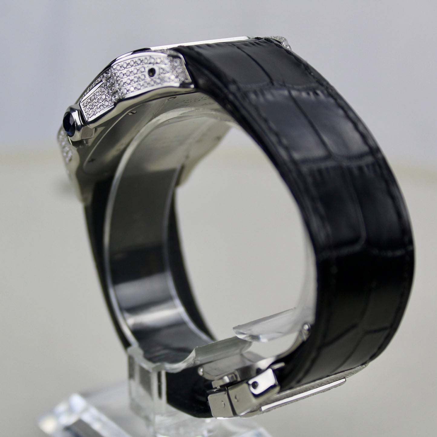 Cartier Santos 100 - 2656 - ICED OUT