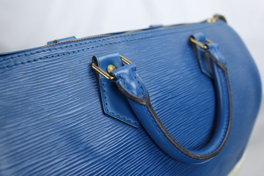 Louis Vuitton Speedy 30 Toledo Blue