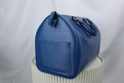 Louis Vuitton Speedy 30 Toledo Blue