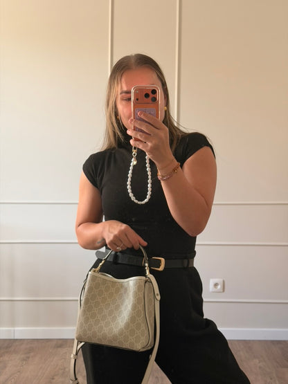 Gucci GG Emblem Small Bucket Bag