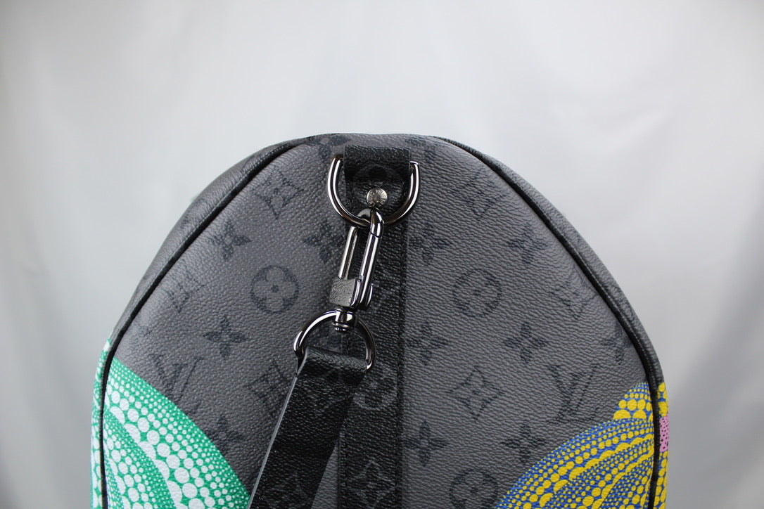 Louis Vuitton Keepall 50 Bandouliere LV x YK Pumpkin