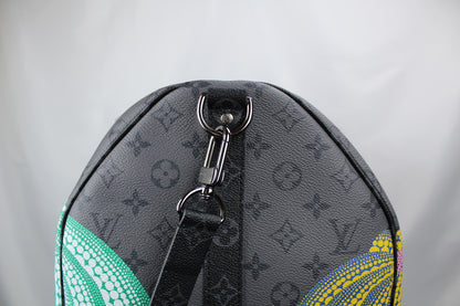 Louis Vuitton Keepall 50 Bandouliere LV x YK Pumpkin
