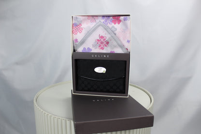 Celine Black Pouch Handkerchief