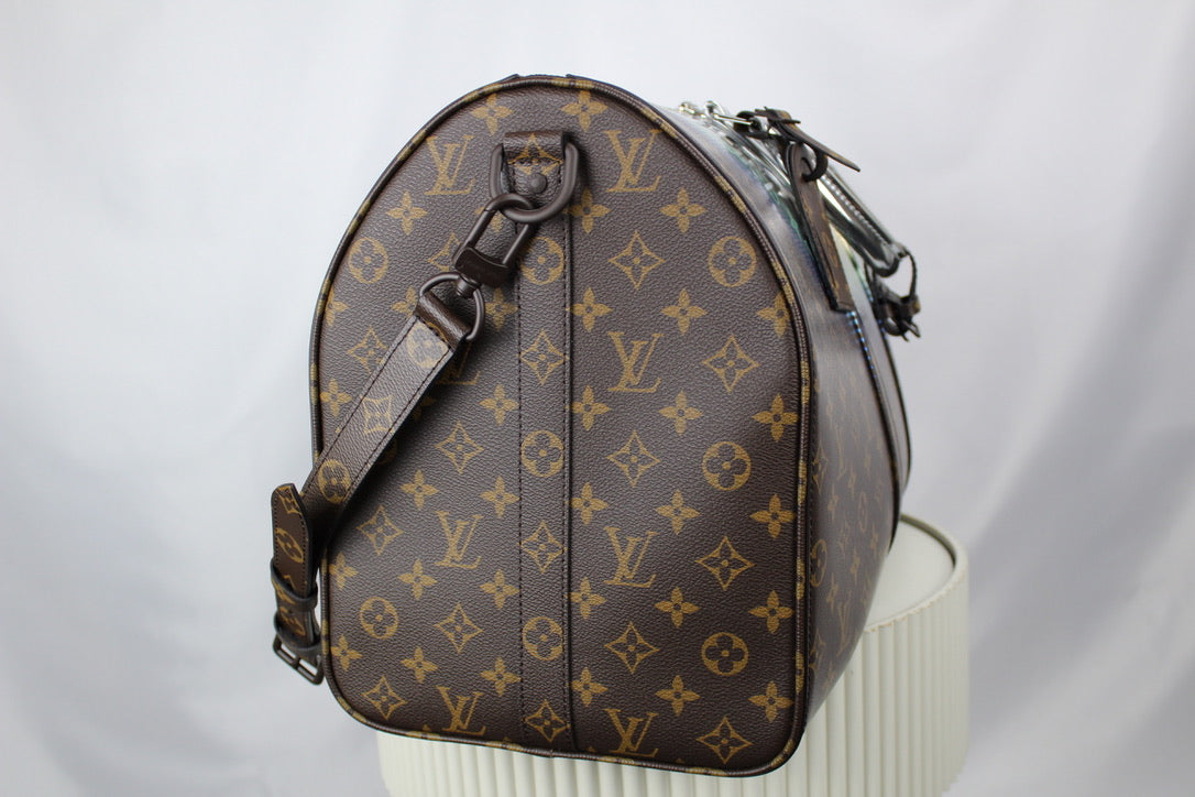 Louis Vuitton Keepall 50 Bandouliere Metallic Nebula