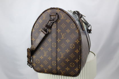 Louis Vuitton Keepall 50 Bandouliere Metallic Nebula