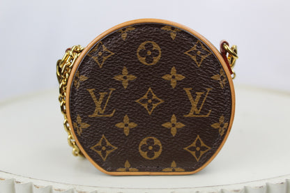 Louis Vuitton Boite Chapeau Necklace Shoulder Pouch