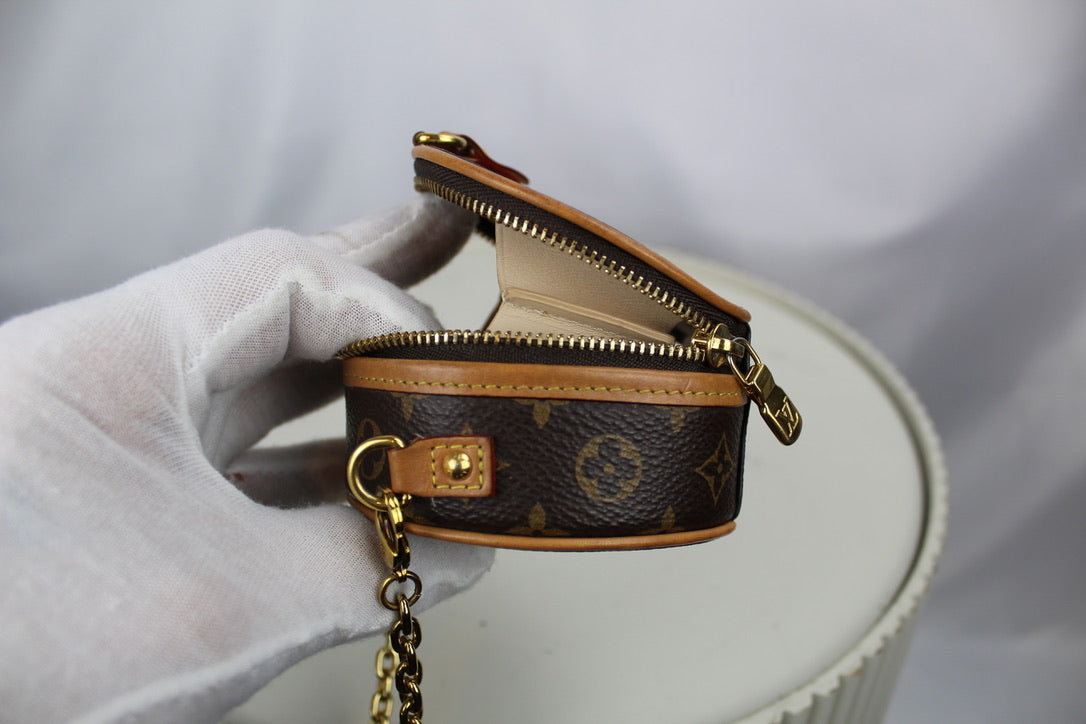 Louis Vuitton Boite Chapeau Necklace Shoulder Pouch