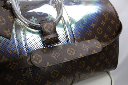 Louis Vuitton Keepall 50 Bandouliere Metallic Nebula