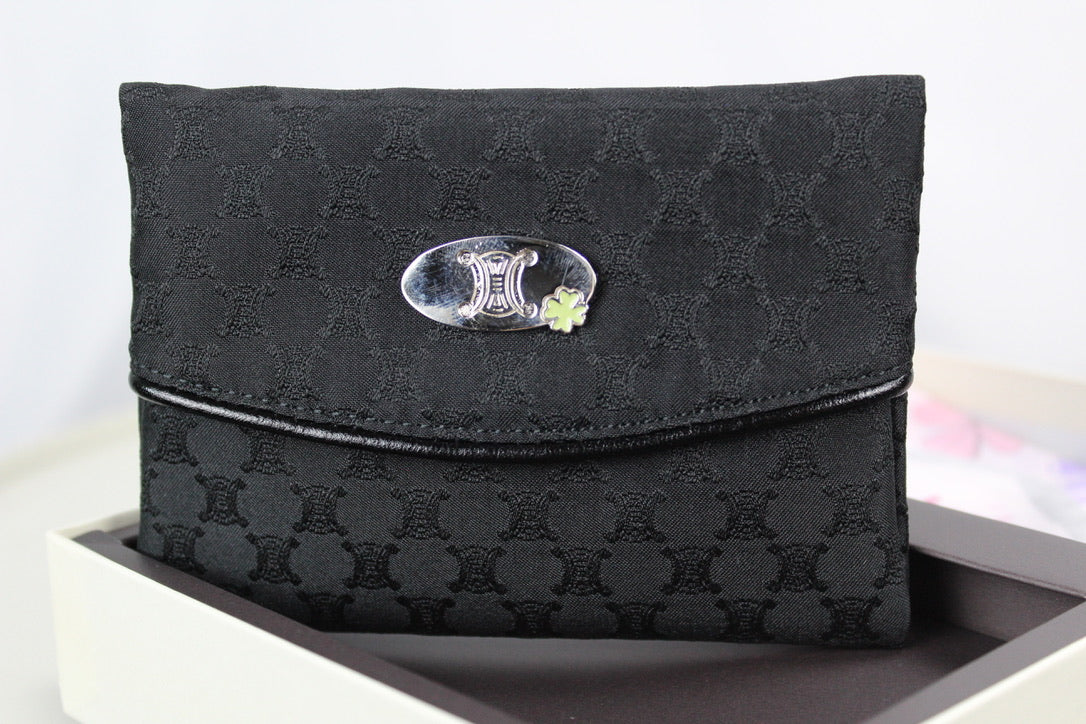 Celine Black Pouch Handkerchief