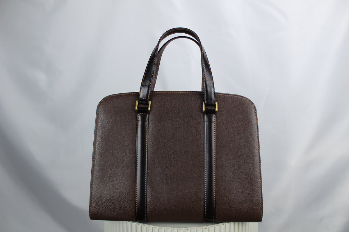 Burberry Vintage Leather Briefcase