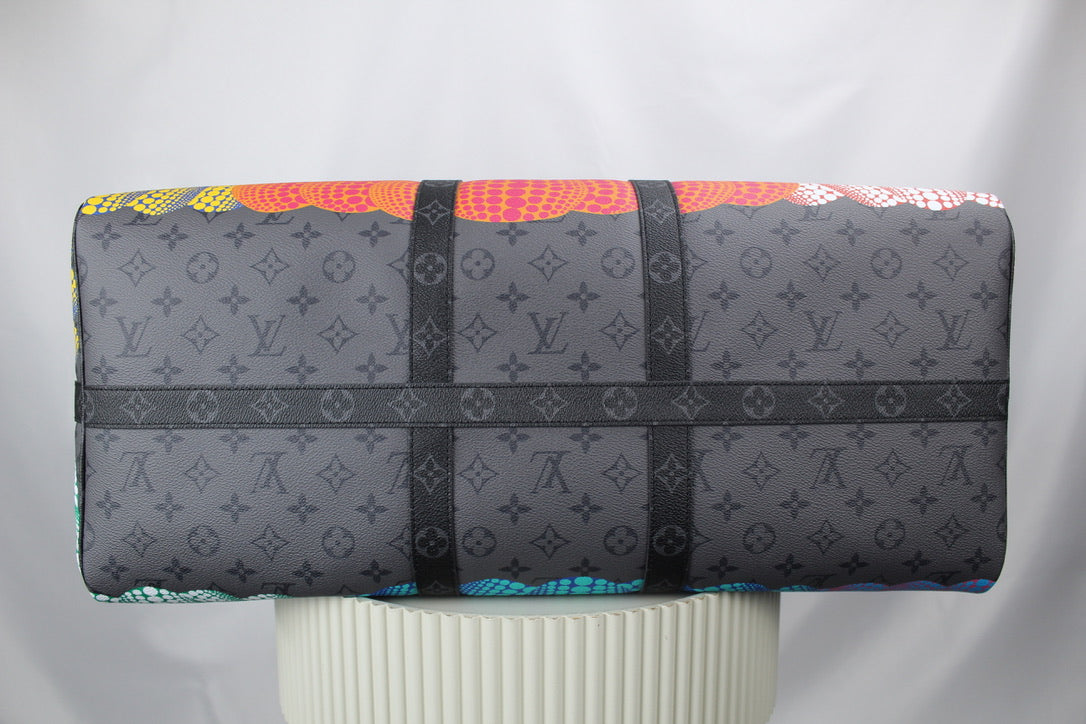 Louis Vuitton Keepall 50 Bandouliere LV x YK Pumpkin
