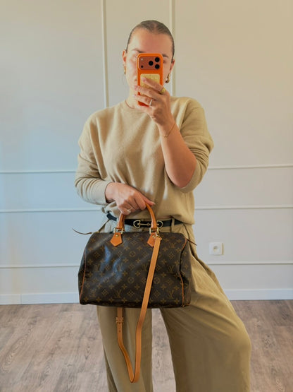 Louis Vuitton Speedy 30 with Shoulder Strap