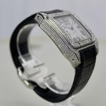 Cartier Santos 100 - 2656 - ICED OUT