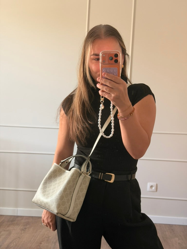 Gucci GG Emblem Small Bucket Bag