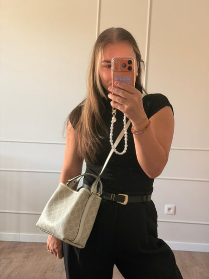 Gucci GG Emblem Small Bucket Bag