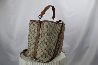 Gucci GG Emblem medium bucket bag