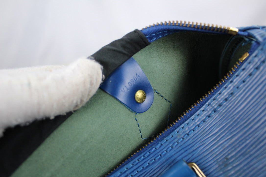 Louis Vuitton Speedy 30 Toledo Blue
