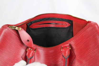 Louis Vuitton Speedy 35 Castilian Red
