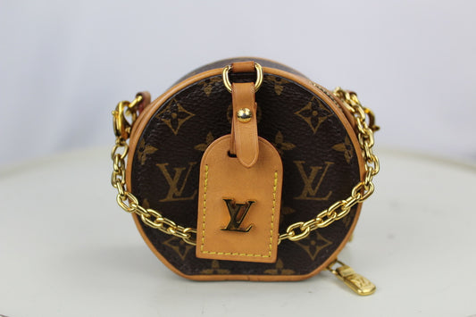 Louis Vuitton Boite Chapeau Necklace Shoulder Pouch