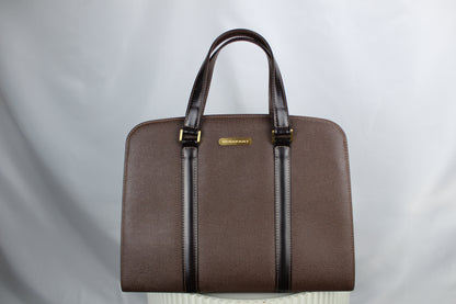 Burberry Vintage Leather Briefcase