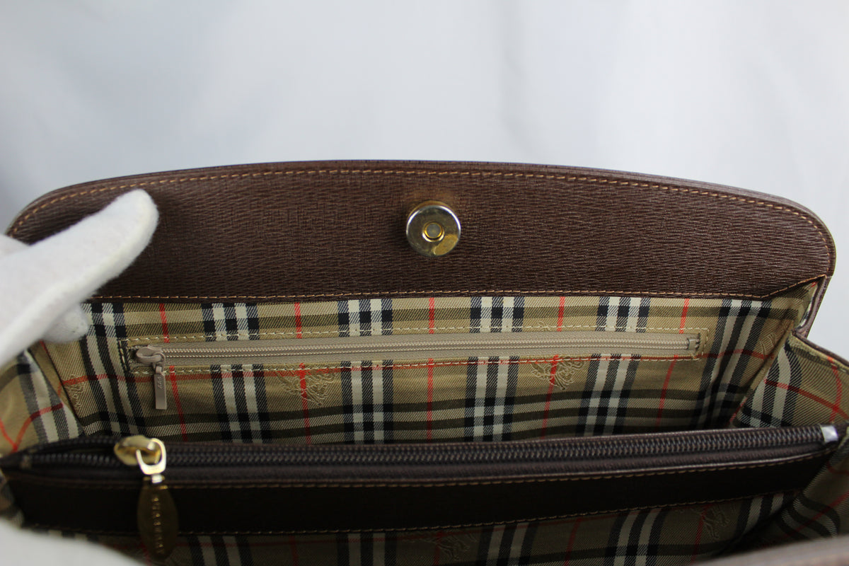 Burberry Vintage Leather Briefcase
