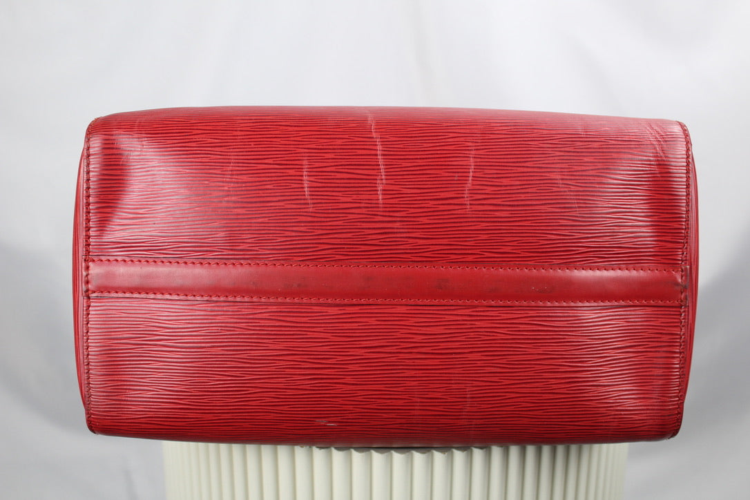 Louis Vuitton Speedy 35 Castilian Red