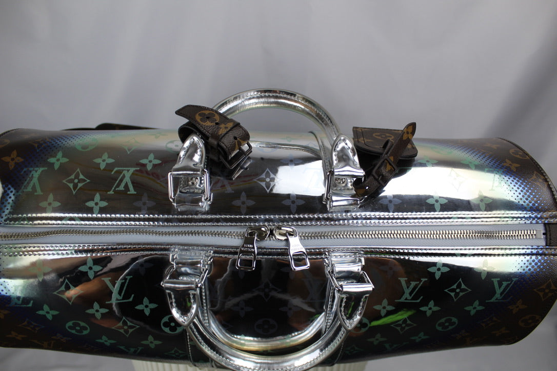 Louis Vuitton Keepall 50 Bandouliere Metallic Nebula