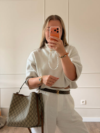 Gucci GG Emblem medium bucket bag
